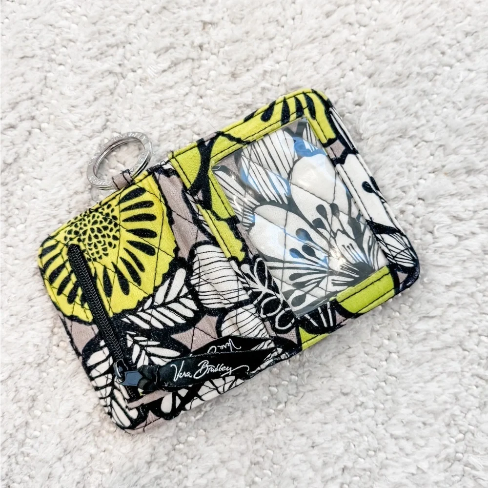 Like New! Vera Bradley Retired Citron Pattern Key Ring Wallet - Picture 2 of 3